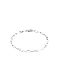 Elli, Damen, Armkette &raquo;Armband Glieder Oval Basic Chunky Chains Optik 925 Silber&laquo;, Silber, 160, Modisches Basic Gliederarmband f&uuml;r Damen