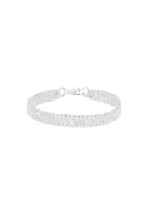 Elli, Damen, Armkette &raquo;Armband Breit Glieder Basic Silber 925&laquo;, Silber, 200, Schlichtes Armband mit runden Elementen f&uuml;r Damen