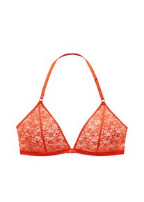 Vivance, Damen, Bralette-BH in zierlicher Triangel-Schnittform mit Neckholder-Tr&auml;gern, Dessous, mandarine, 80 - Cup C, Verspielter Bralette-BH in 