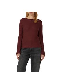 s.Oliver, Damen, Strickpullover mit Rundhals, DARK MERLOT, 46, Pullover von s.Oliver Red Label