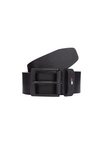 Tommy Hilfiger, Herren, &raquo;ADAN 3.5 cm breit EXT&laquo; Metalllogopatch, Einfachdornschnalle, Black, Black, G&uuml;rtel von Tommy Hilfiger