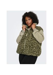 Only CARMAKOMA, Damen, Steppweste &raquo;CARSIF LIFE REVERSIBLE WAISTCOAT OTW&laquo;, Mermaid Detail:Leo, M, Curvy-Weste von Only CARMAKOMA