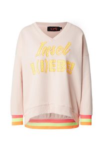 miss goodlife Sweat-shirt 'Insel L(I)EBE' Femme rose taille XS