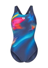 arena Str&oacute;j kąpielowy 'Print Control Pro Back' dla kobiet niebieski / lazur / pomarańczowy / r&oacute;żowy Rozmiar XS
