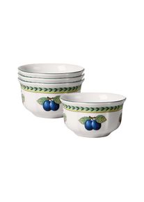 Villeroy & Boch Schale VILLEROY & BOCH "Bols French Garden Fleurence &oslash; 14,1 cm 4er Set bunt", bunt, L:14,1cm, Sch&uuml;sseln, Schale