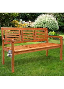 Casaria Tuinbank Eucalyptushout FSC -gecertificeerd 153x88x57cm
