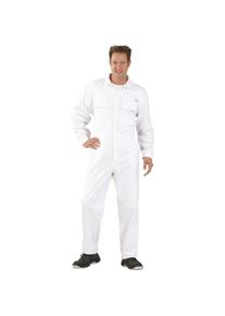 Planam, Schutzanzug + Arbeitsoverall, MG 260 Arbeitskleidung Rallyekombi weiss Gr&ouml;sse 110 (110, 1 x)