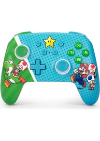 PowerA Enhanced Wireless Controller Super Star Friends (Switch OLED, Switch Lite, Switch), Gaming Controller, Mehrfarbig