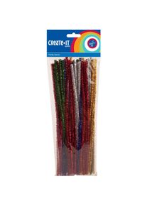 Haza Witbaard Chenille Glitter, 50 St&uuml;ck