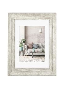 Hama, Bilderrahmen, Kunststoffrahmen Cozy, Antik-Weiss (13 x 18 cm)