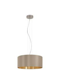 Eglo MASERLO H&auml;ngeleuchte, taupe, gold