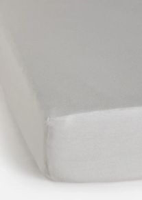 bonprix Cearșaf-husă din jerse din bambus și viscoză, gri, 100/200 cm