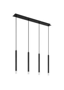 Globo H&auml;ngeleuchte Blake Schwarz/Klar max. 4 Watt