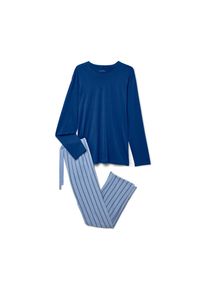 Tchibo - Piżama - dla pan&oacute;w - rozmiar XL 56/58 - kolor: niebieski/niebieski/w paski