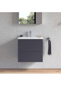 Duravit Plinero Meuble avec vasque ME by Starck, 2 tiroirs, 233663AA00+PL8205049490000,