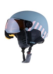 Uvex rocket jr. vis Helm Kinder - Gr&ouml;&szlig;e 51-55 - grau