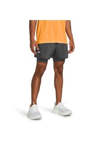 Under Armour Shorts f&uuml;r vielseitige Aktivit&auml;ten, mit Elasthan-Anteil, leichtes Material grau, Gr&ouml;&szlig;e M