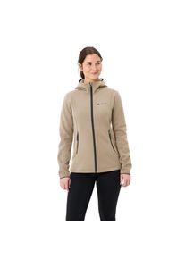 Vaude Fleecejacke &raquo;WOMEN'S IDRIS FLEECE HOODY&laquo; mit Rei&szlig;verschluss, aus Polyester, leichtes Futter beige, Gr&ouml;&szlig;e 38
