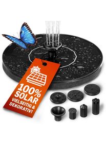 Gardebruk Solar Springbrunnen Schwarz 180L/h 160mm