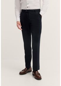 Anzughose Bugatti "Regular Fit", Herren, Gr. 27, Untersetztgr&ouml;&szlig;en, 390, marine, 66% Polyester, 21% Viskose, 10% Polyamid, 3% Elasthan, unifarben, regular fit, Hosen Anzughose, Jersey-Artikel mit Stretch