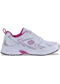 Sneaker Lotto, Damen, Gr. 40, wei&szlig;, pink, Mesh, Synthetik, Schuhe Sneaker, - besonders leicht & bequem