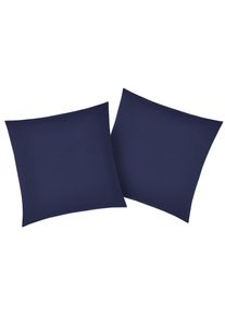 Kissenbez&uuml;ge OTTO HOME "Luisa", blau (marine), B:40cm L:40cm, Renforc&eacute;, Renforc&eacute;, Kissenbez&uuml;ge, Kissenbez&uuml;ge, aus 100% Baumwolle, mit Rei&szlig;verschluss, atmungsaktiv, uni