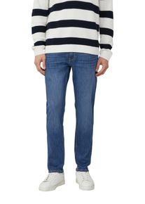 5-Pocket-Jeans s.Oliver, Herren, Gr. 38, L&auml;nge 32, dunkelblau used, Denim/Jeans, Obermaterial: 99% Baumwolle, 1% Elasthan, unifarben, normal lang, Jeans 5-Pocket-Jeans, mit Stretch