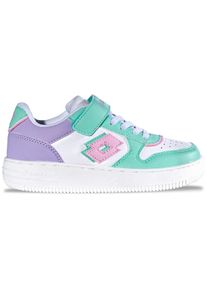 Sneaker Lotto, M&auml;dchen, Gr. 25, mint, lila, Synthetik, Schuhe Sneaker, - in kinderfu&szlig;gerechter Passform