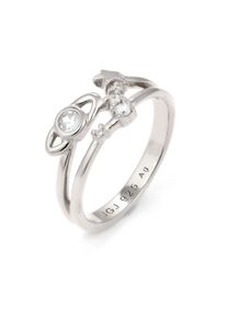 Silberring Elli "Ring Stern Zirkonia Wei&szlig; 925 Sterling Silber" Gr. 54, silber, Fingerringe, Damen, 54, Silber 925 (Sterlingsilber), Silberring