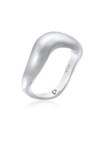 Silberring Elli Premium "Ring Organic Wellen Trend 925 Silber" Gr. 54, silber, Fingerringe, Damen, 54, Silber 925 (Sterlingsilber), Silberring