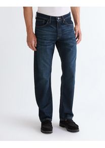 Relax-fit-Jeans Wrangler, Herren, Gr. 36, L&auml;nge 30, schwarzened_indigo, Denim/Jeans, Obermaterial: 99% Baumwolle, 1% Elasthan, relaxed fit lang, Jeans Relax-fit-Jeans, mit normaler Leibh&ouml;he