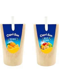 Tanner, Kaufladensortiment &raquo;Capri-Sun&laquo; aus Holz, FSC - sch&uuml;tzt Wald, natur/blau, Holz, natur/blau