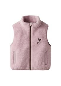 name it, Damen, Fleeceweste &raquo;NMFMALL SHERPA VEST&laquo;, Keepsake Lilac, 104, Praktische Weste von name it f&uuml;r M&auml;dchen