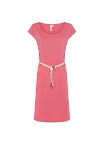 Ragwear, Damen, Minikleid &raquo;LILITHE O&laquo; mit Taillen-Bindeg&uuml;rtel, ROSE, N-Gr, L - N-Gr, ROSE, Vegan, von PETA verifiziertes Kleid von Ragwear