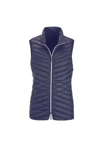 GOLDNER, Damen, Kurzweste &raquo;Kurzgr&ouml;&szlig;e Taillierte Daunenweste mit Stehkragen&laquo; Mit taillenformenden Steppmuster, marine, 20, Gerade Passform mit L&auml;nge ca