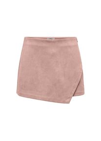 Only, Damen, Hosenrock &raquo;ONLMIST-STINA LIFE MW FAUX SUE SKORT PNT&laquo; aus weichem Wildlederimitat, Misty Rose, S, Hosenrock von Only