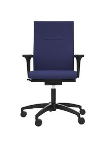 Z&uuml;co Z&uuml;co Bureaustoel CUBO Classic Z&Uuml;CO, gestoffeerde rugleuning, blauw