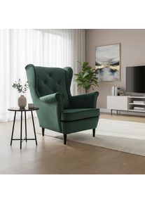 Signal Kreslo LADY VELVET | zelen&aacute;