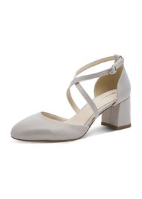 Tamaris Escarpins &agrave; bride arri&egrave;re Femme argent taille 38