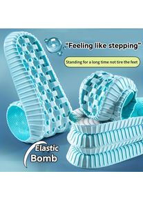 4D Sport Insoles Soft Breathable Deodorant High-elasticity Shock Absorption Running Shoe Pad For Men Women Latex Massage Insole
