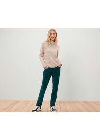 Tchibo - Spodnie z aksamitu - dla pań - rozmiar 36 - kolor: niebieski