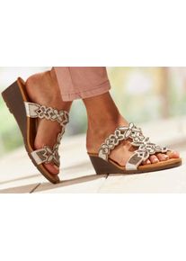 Vivance Dames Slippers in wit ,maat 38, Witt, 100% Kunststof