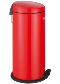 M&uuml;lleimer Wesco "Capboy Maxi", rot, B:30cm H:60cm T:30cm, Stahlblech, M&uuml;lleimer, M&uuml;lleimer, Tretabfallsammler, 22 Liter