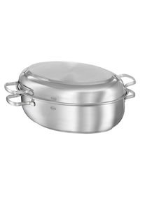 R&ouml;sle Br&auml;ter R&Ouml;SLE "PUREELEMENTS Edelstahl Deckel ProCeraPlus", silber (silberfarben), B:31,5cm H:21cm L:42cm, T&ouml;pfe, Br&auml;ter, oval