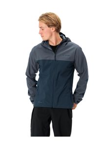 Regenjacke Vaude "MEN'S MOAB RAIN JACKET", Herren, Gr. XL, heron, Obermaterial: 100% Polyester, normal, Jacken Regenjacke, wasserdicht, winddicht, atmungsaktiv, mit Rei&szlig;verschluss