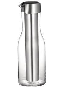 Ritzenhoff & Breker Karaffe RITZENHOFF & BREKER "Freeze", transparent, H:30cm &Oslash;:10cm, Edelstahl, Glas, Kunststoff, Karaffen, Karaffe, Kanne, 1,0 Liter mit herausnehmbaren K&uuml;hlstab