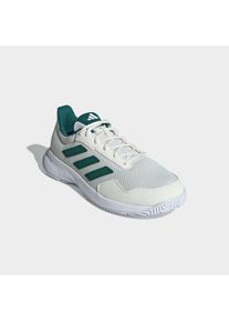 Tennisschuh adidas Performance "COURT SPEC 2", Damen, Gr. 47, sanftes wei&szlig;, collegiate gr&uuml;n, ftwr wei&szlig;, Synthetik, Textil, Schuhe Tennisschuh, f&uuml;r Hartcourt, All-Court