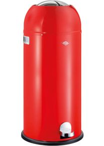 M&uuml;lleimer Wesco "Kickmaster Maxi", rot, B:37,5cm H:83cm T:37,5cm, Stahlblech, M&uuml;lleimer, M&uuml;lleimer, Abfallsammler mit D&auml;mpfer, 40 Liter