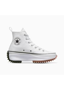 Sneaker Converse "RUN STAR HIKE CANVAS PLATFORM", Herren, Gr. 41, wei&szlig; (wei&szlig;, schwarz, gum), Textil, Schuhe Sneaker