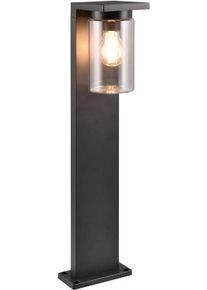 Au&szlig;en-Stehlampe Trio LEUCHTEN "ARDILA, Stehleuchte Outdoor Garten Terrasse, exkl 1xE27 max 40W", schwarz (schwarz matt), B:16cm H:65cm, Leuchten, Au&szlig;en-Stehlampe, Garten Stehlampe IP44 mit D&auml;mmerungssensor, Pollerleuchte H&ouml;he 65cm